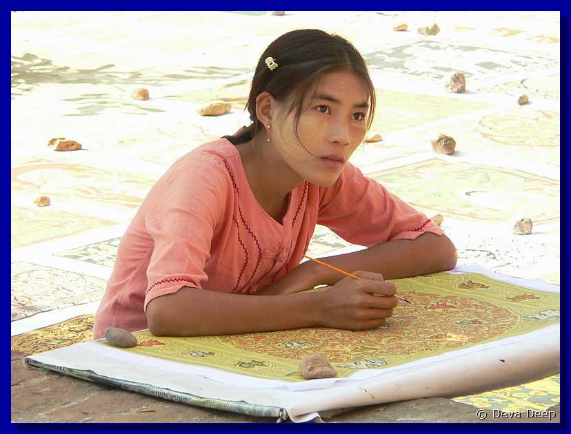 Bagan Htilominlo Girl painting-20