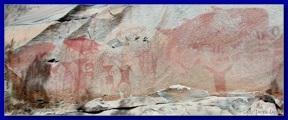 Thailand Pha Taem Cliff prehistoric art 4756